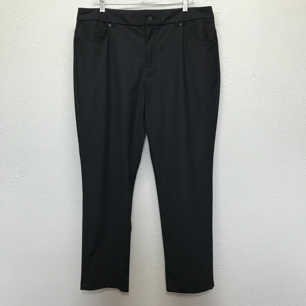 VRST Limitless 5 Pocket Pants Mens 38x29 Black Performance Stretch Golf Chino
